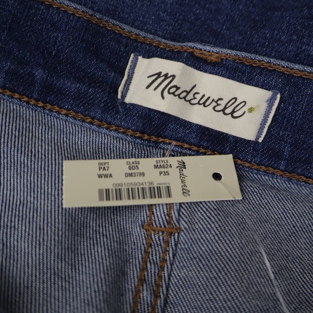 - Madewell Women’s Jeans Petite 10" High Rise  skinny blue 35p - Picture 13 of 16